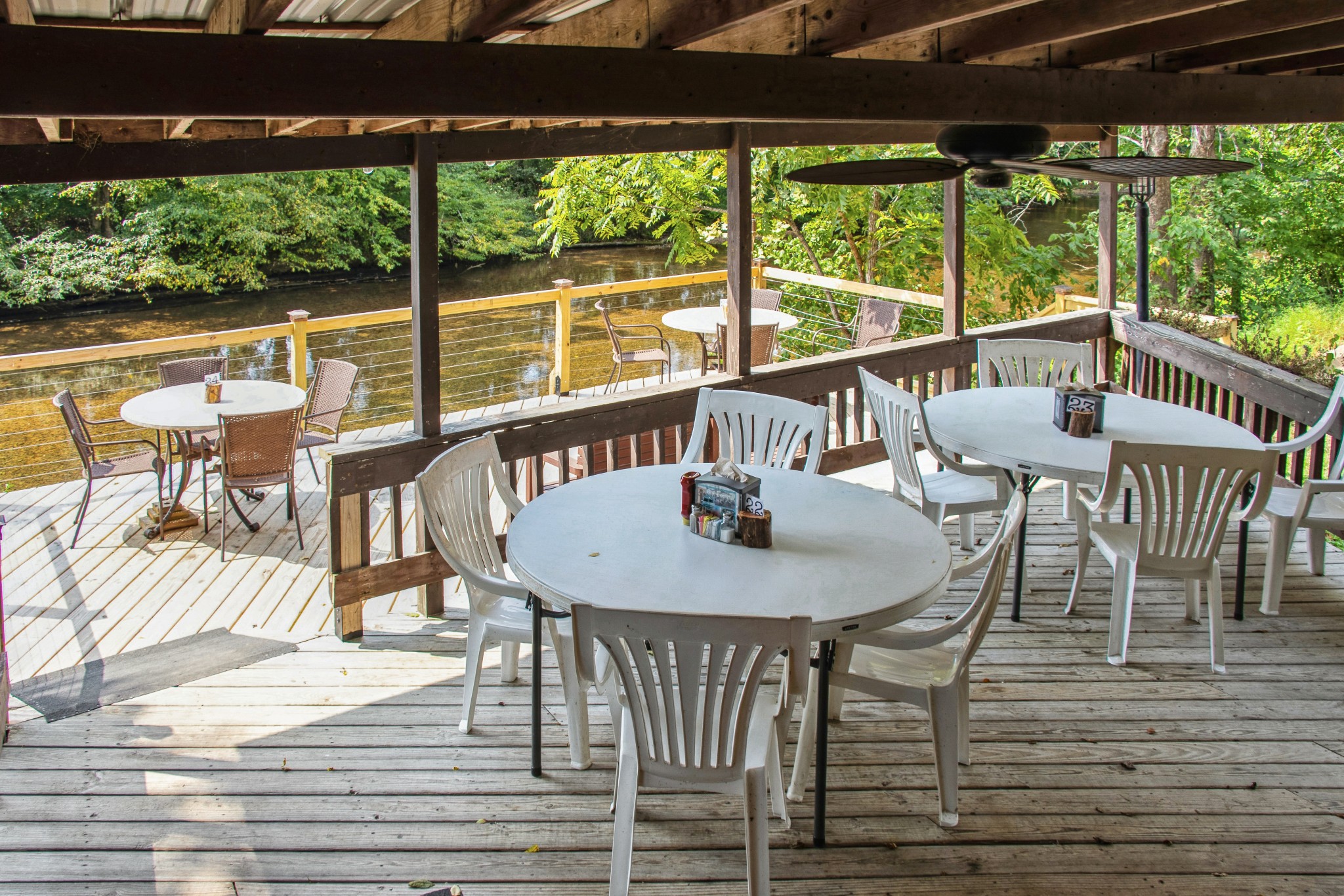 299 Natural Bridge Park Road Waynesboro, TN 38485 - Photo 15 of 63 a view of a chairs and table in the balcony