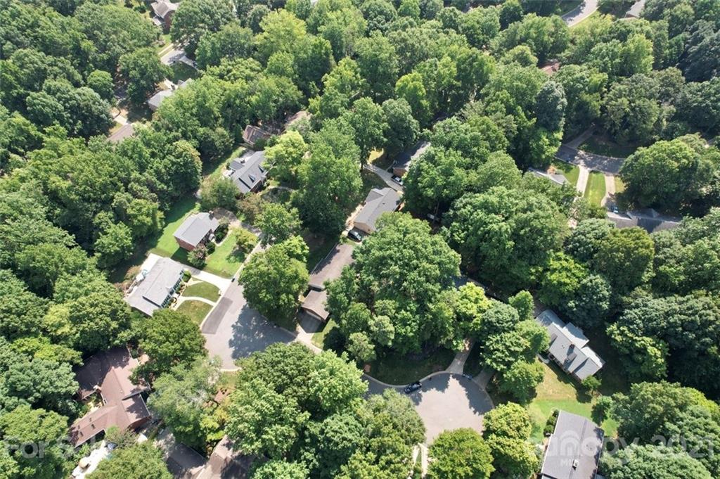 638 Trail Ridge Road Matthews, NC 28105 - Photo 34 of 36 an aerial view of lots of trees and houses