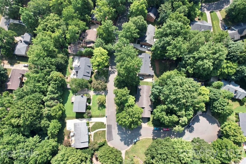 638 Trail Ridge Road Matthews, NC 28105 - Photo 35 of 36 an aerial view of a house with lots of trees