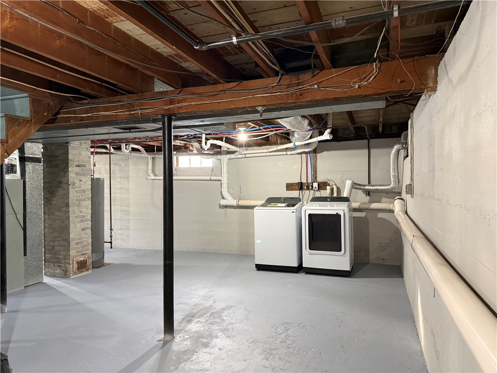 122 Elder Street Lincoln, RI 02865 - Photo 28 of 38 Basement with brand new washer and dryer