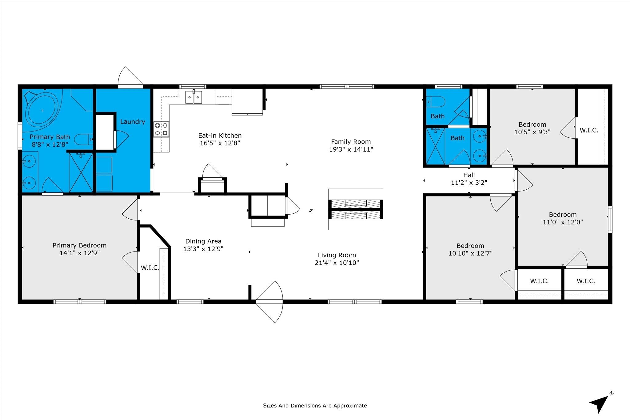 20897 Oak Ridge Drive Robertsdale, AL 36567 - Photo 22 of 22 Floor Plan