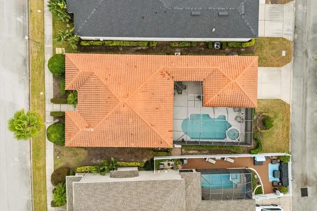 view of houses with yard