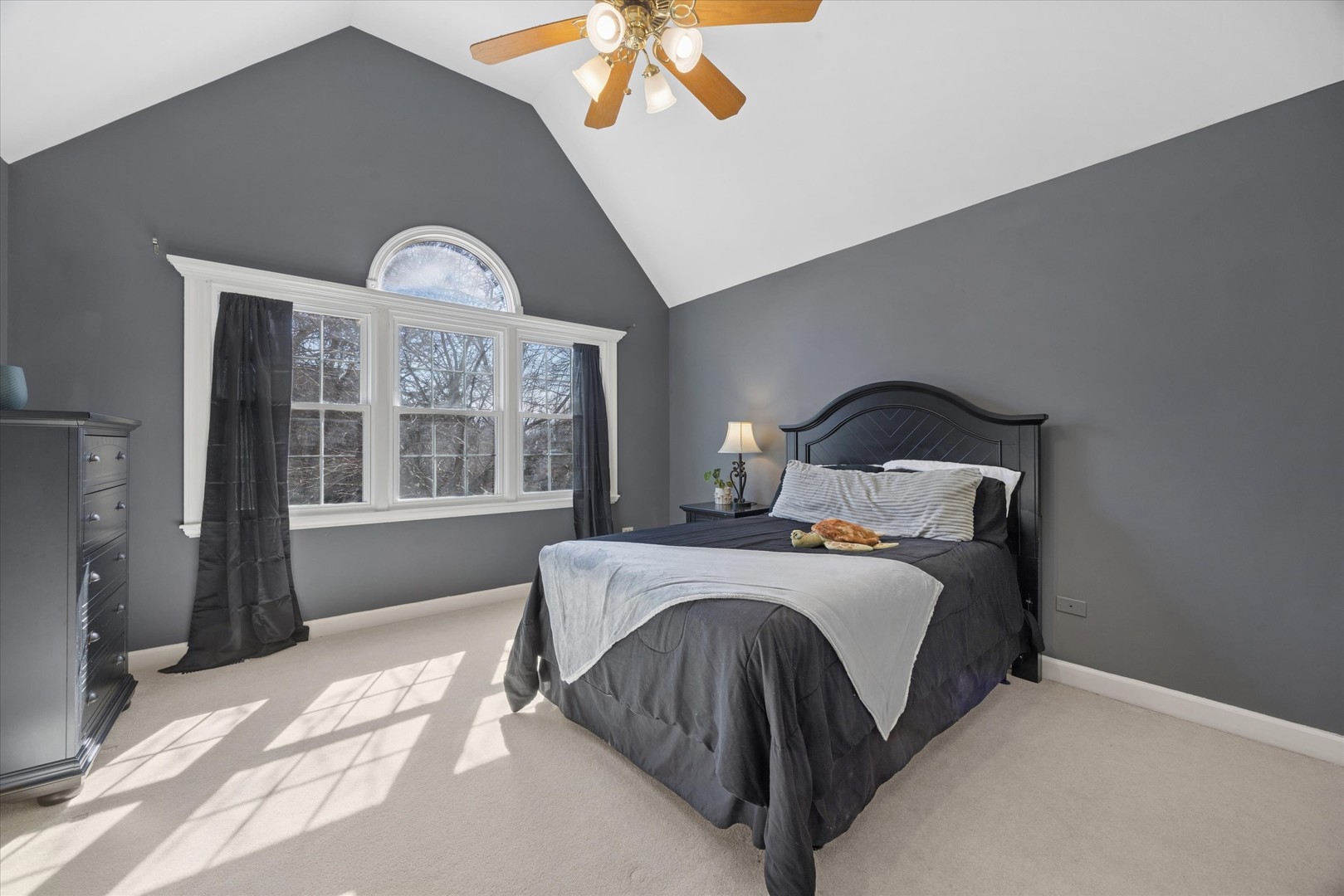 2711 Wendy Road Naperville, IL 60565 - Photo 27 of 49 a bedroom with a bed and a large window
