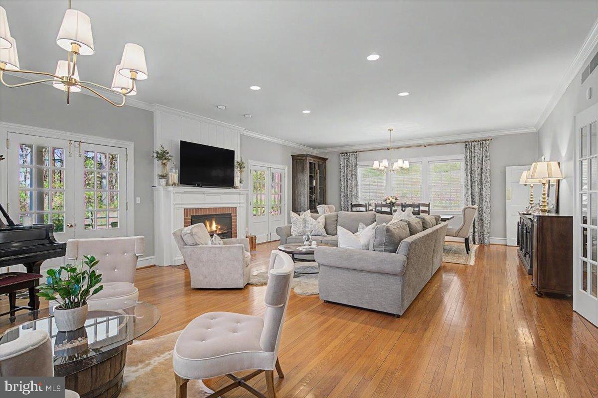 1626 Snuff Mill Road Hockessin, DE 19707 - Photo 23 of 61 Two sets of French Doors lead outside