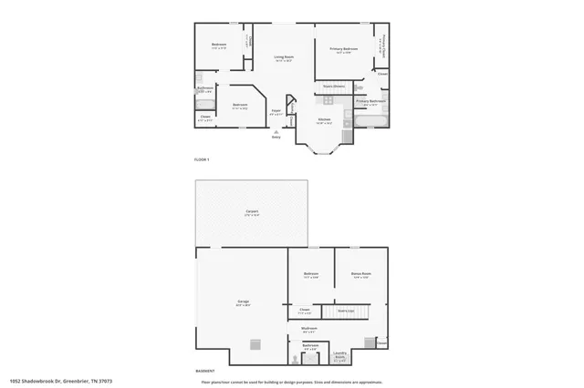 $424,500 | 1052 Shadowbrook Drive, Greenbrier, TN 37073