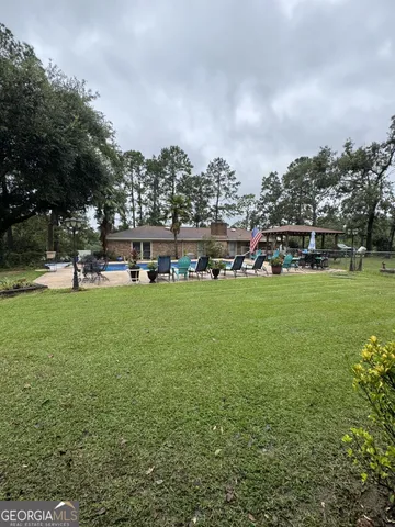 a view of a green field