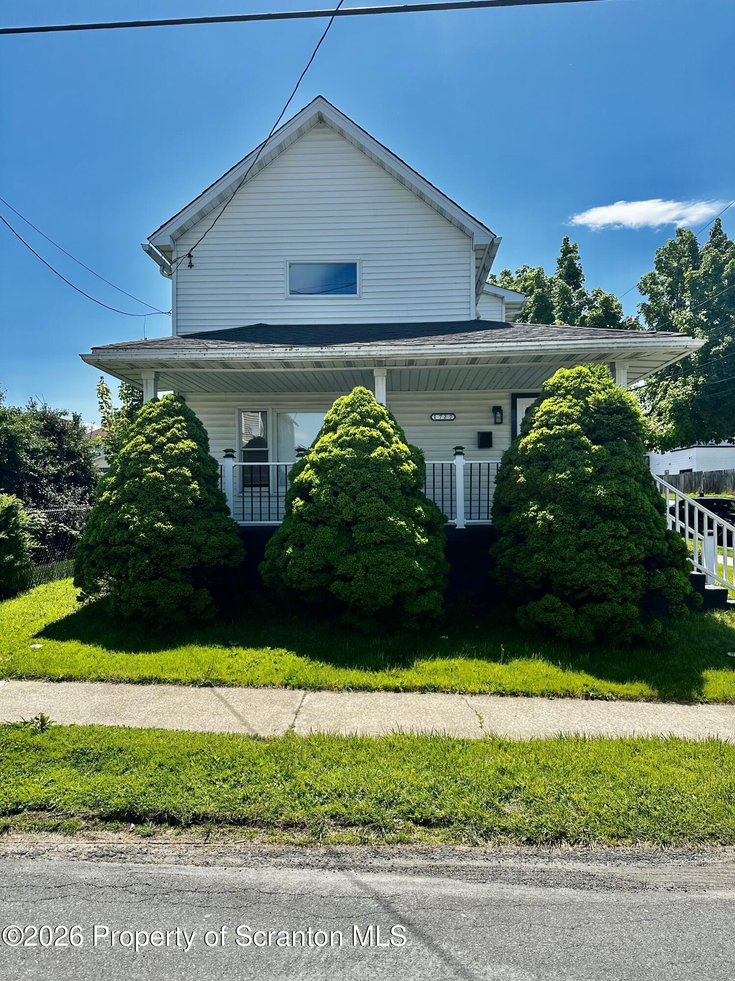 1727 Bulwer Street Scranton, PA 18504 - Photo 2 of 40 a front view of house with yard and green space