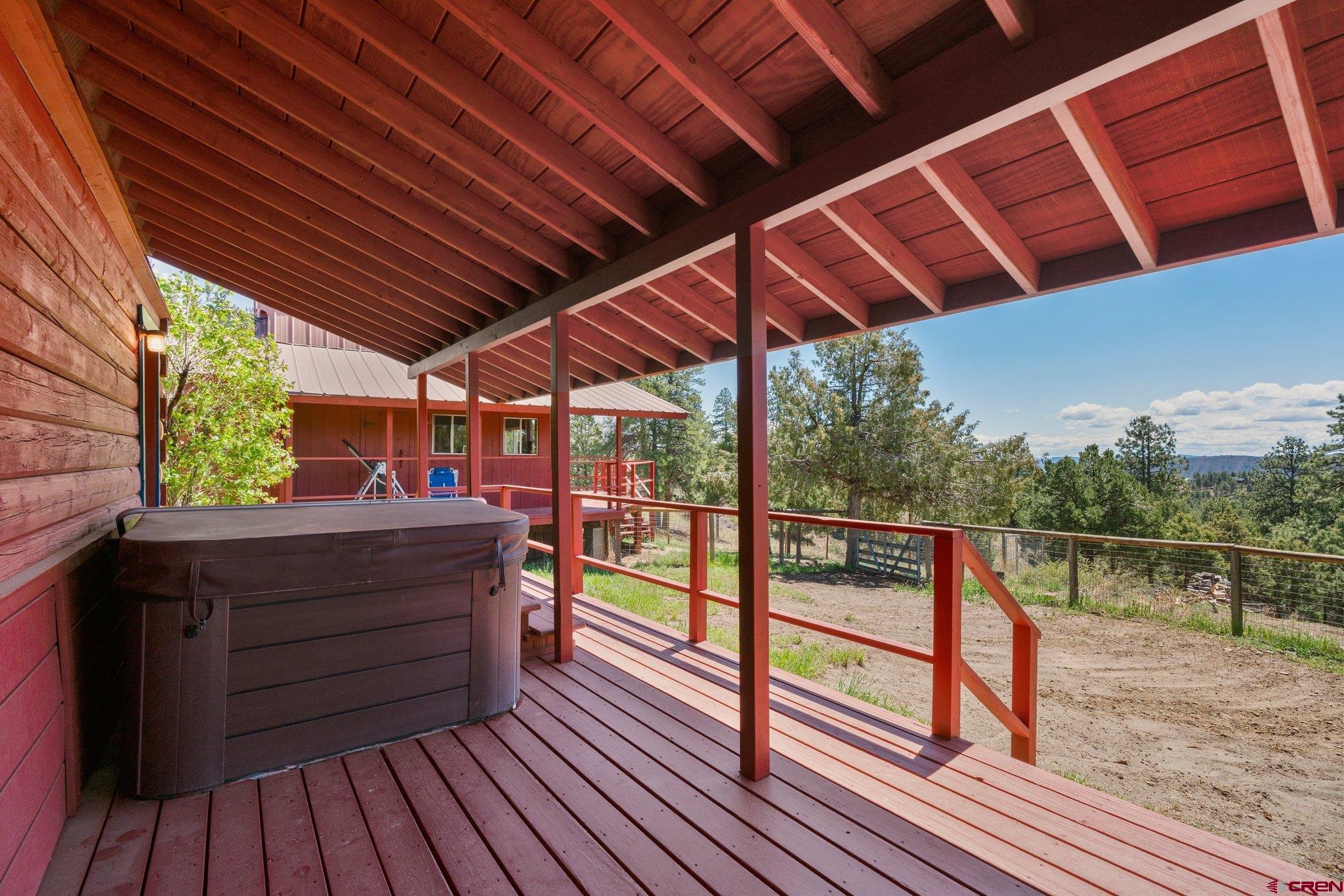 340 Ridge Road Durango, CO 81303 - Photo 18 of 35 a view of outdoor space with wooden deck