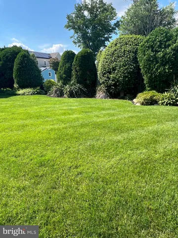 a view of a house with a yard and plants