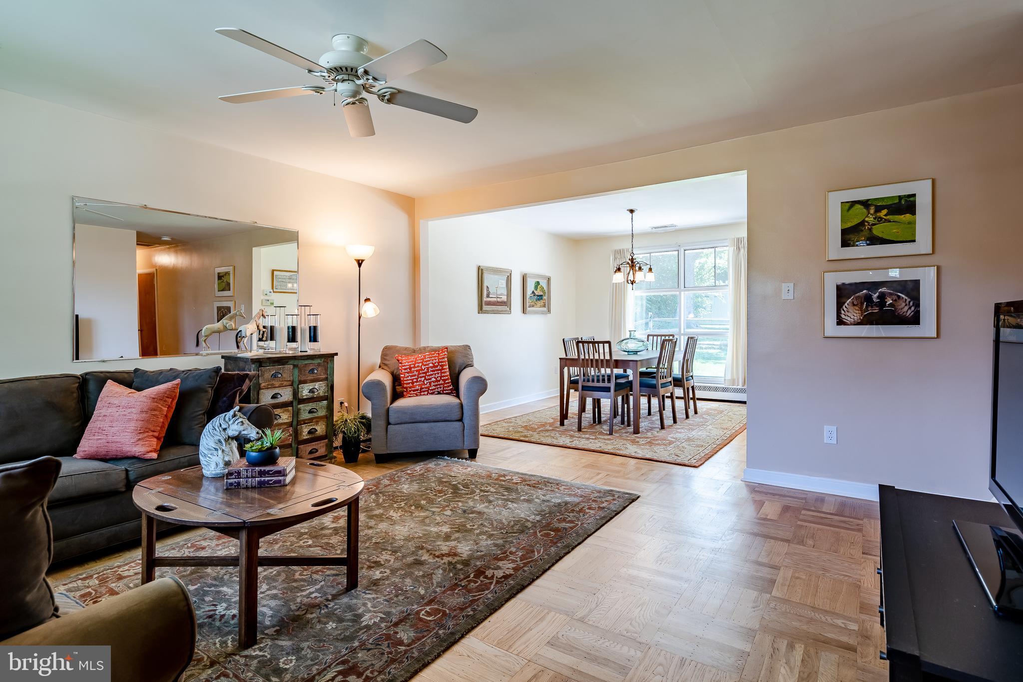 102 Pine Tree Road Paoli, PA 19301 - Photo 6 of 33 Living room is open to the dining room
