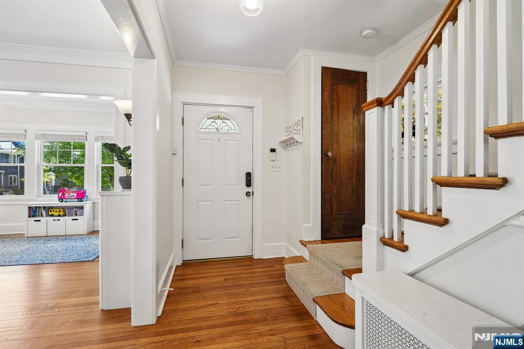 72 Central Avenue Montclair, NJ 07042 - Photo 15 of 36 a view of an entryway with wooden floor and livingroom view