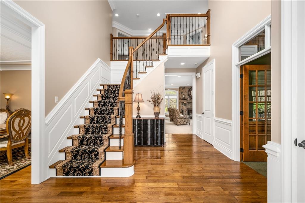 248 Hespenheide Road Mars, PA 16046 - Photo 9 of 25 a view of entryway and hall with wooden floor