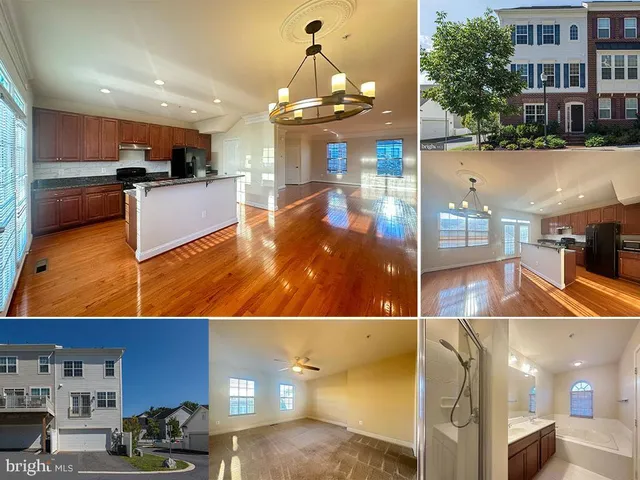 a view of a living room and kitchen