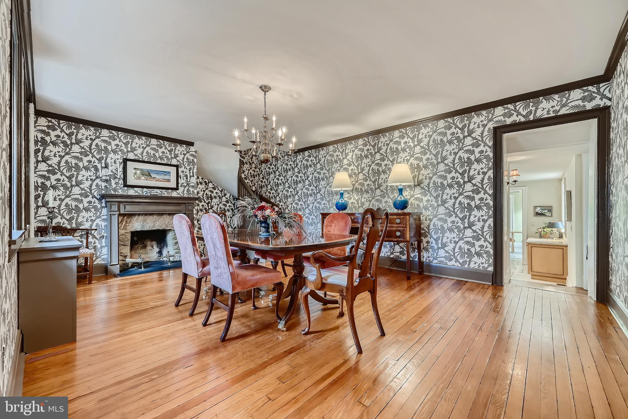 13023 Beaver Dam Road Cockeysville, MD 21030 - Photo 22 of 80 Dining Room with decorative fireplace