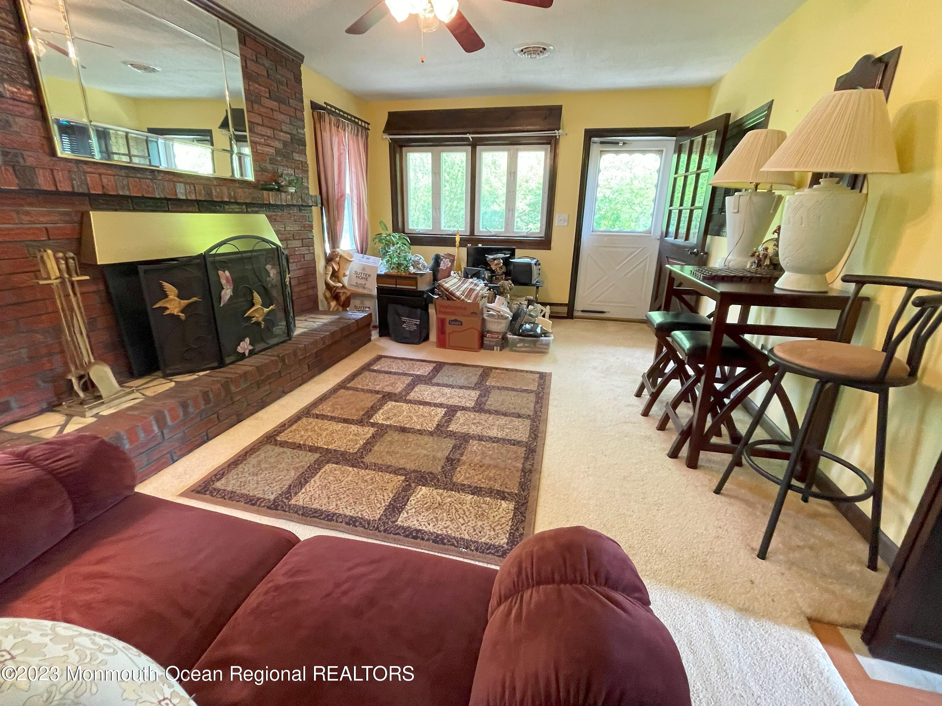 372 Church Road Brick, NJ 08723 - Photo 4 of 17 Livingroom with Fireplace