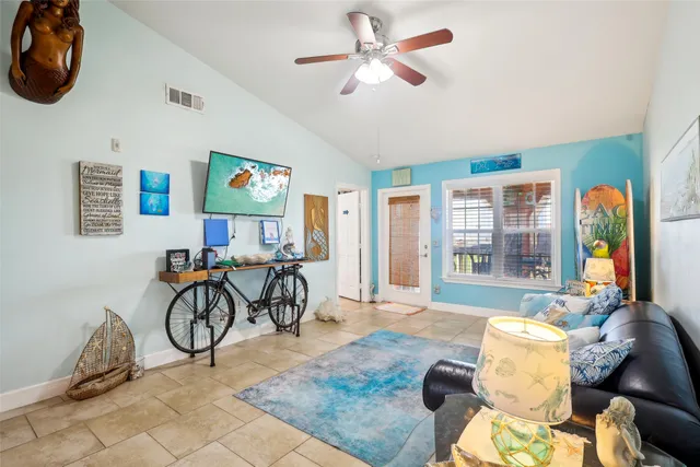 a room with furniture and a window