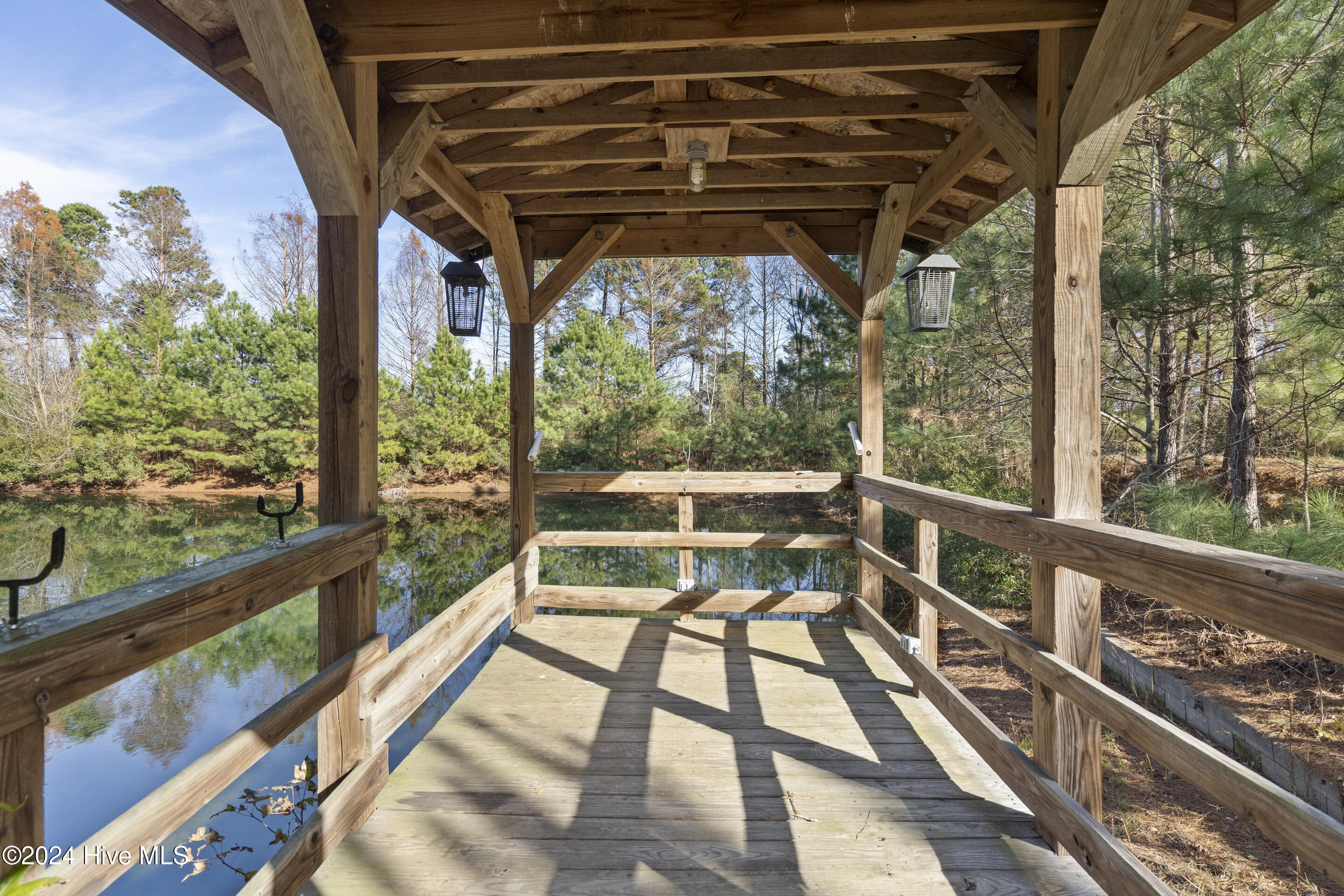 146 Huffman Road Rose Hill, NC 28458 - Photo 42 of 58 Private Lake with Dock and Ramp