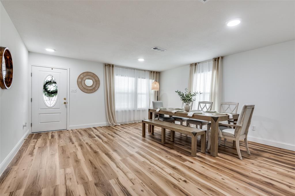 2416 Big Spring Drive Fort Worth, TX 76120 - Photo 4 of 36 a view of a dining room with furniture and window