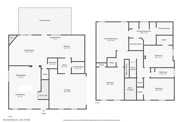 $514,900 | 805 Lake Shadow Drive, Lavon, TX 75166