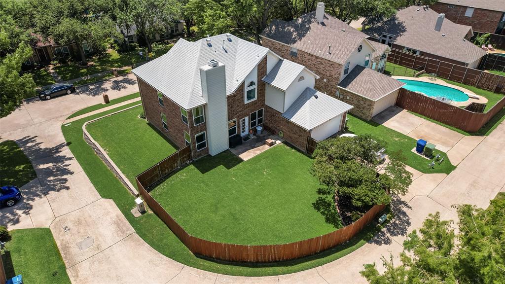 1406 West Peters Colony Road Carrollton, TX 75007 - Photo 29 of 29 an aerial view of a house