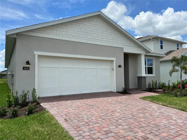 a front view of house with yard