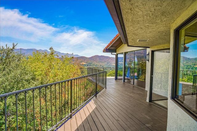 a view of balcony with couch