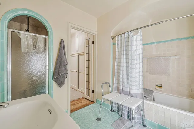 a view of a house with sitting area and garden