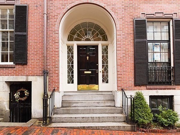 14 Chestnut Street, Unit 4 Boston, MA 02108 - Photo 12 of 12 a front view of a house with a balcony