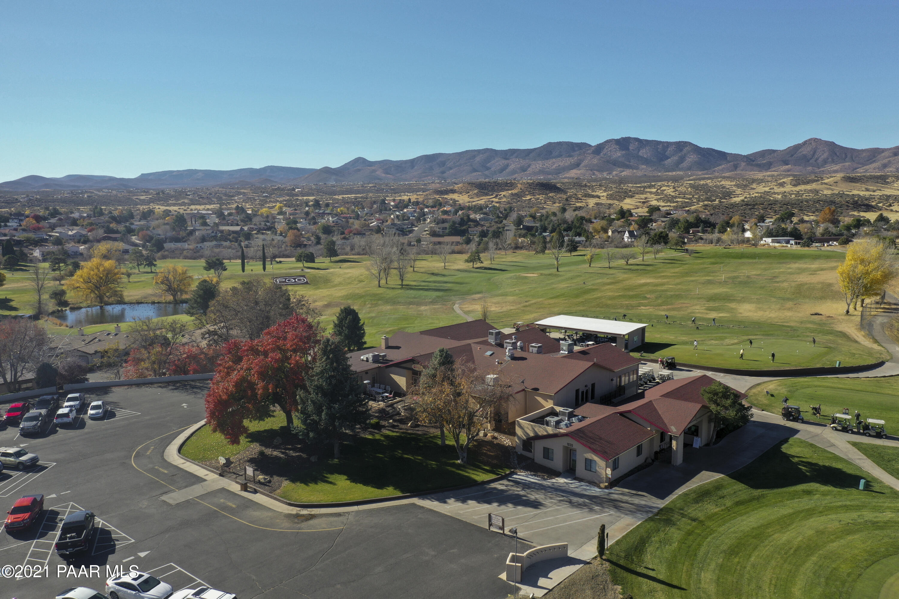 1034 Bunker Place Dewey, AZ 86327 - Photo 36 of 40 an aerial view of a city with lake view