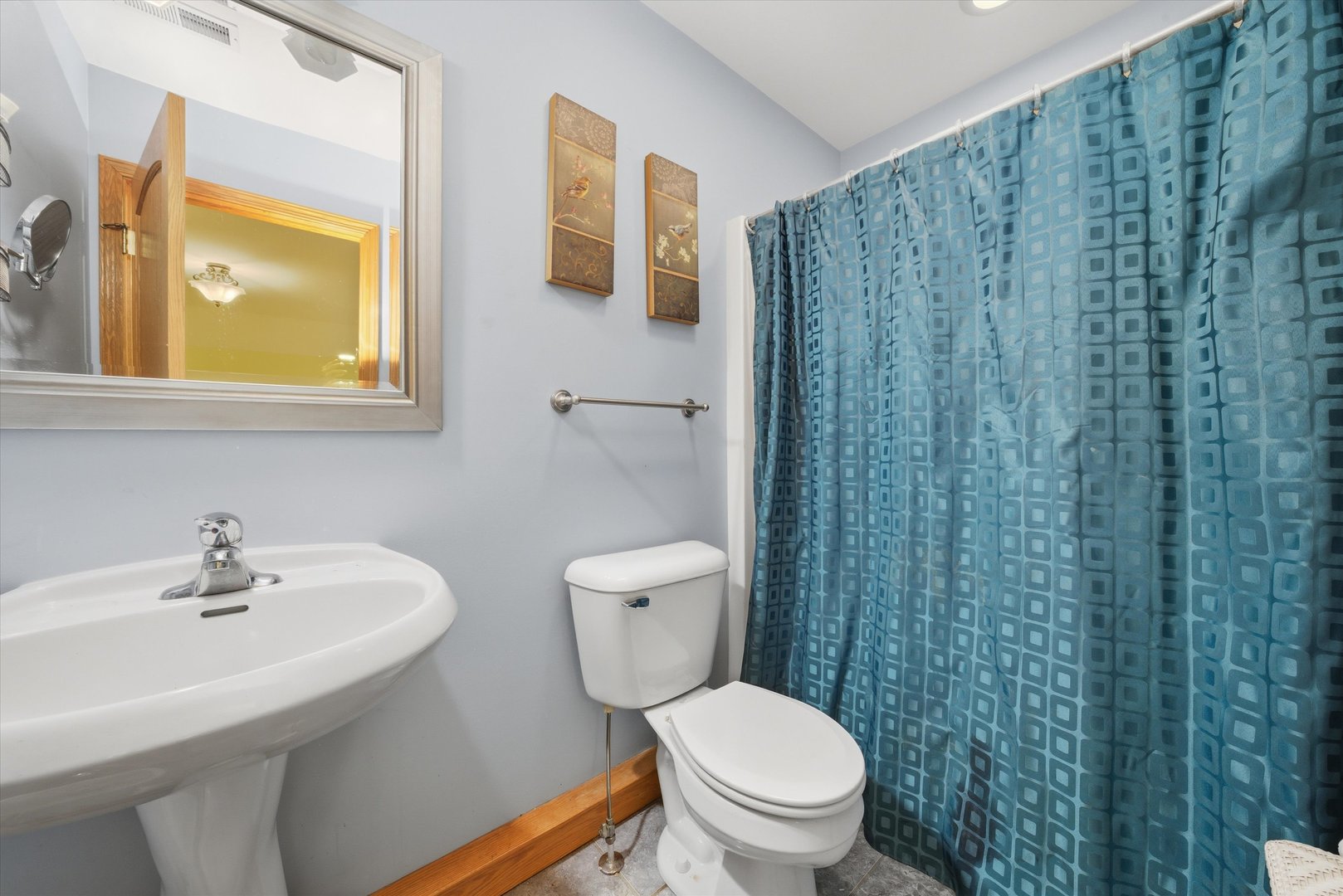 17305 West 145th Street Lockport, IL 60441 - Photo 22 of 29 a bathroom with a sink mirror and toilet