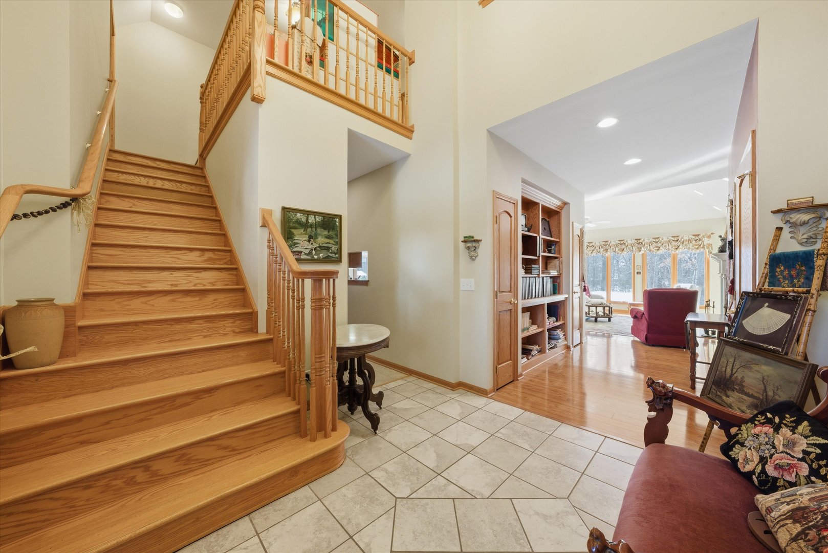 17305 West 145th Street Lockport, IL 60441 - Photo 5 of 29 a view of a livingroom with furniture and staircase