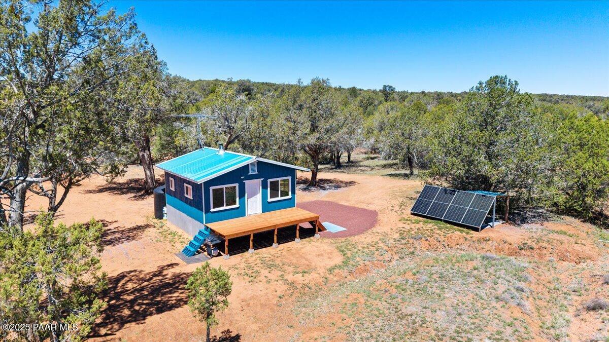 453 Arizona Road Ash Fork, AZ 86320 - Photo 19 of 22 19-Aerial View Front