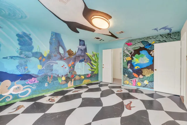 a view of a entryway with open kitchen