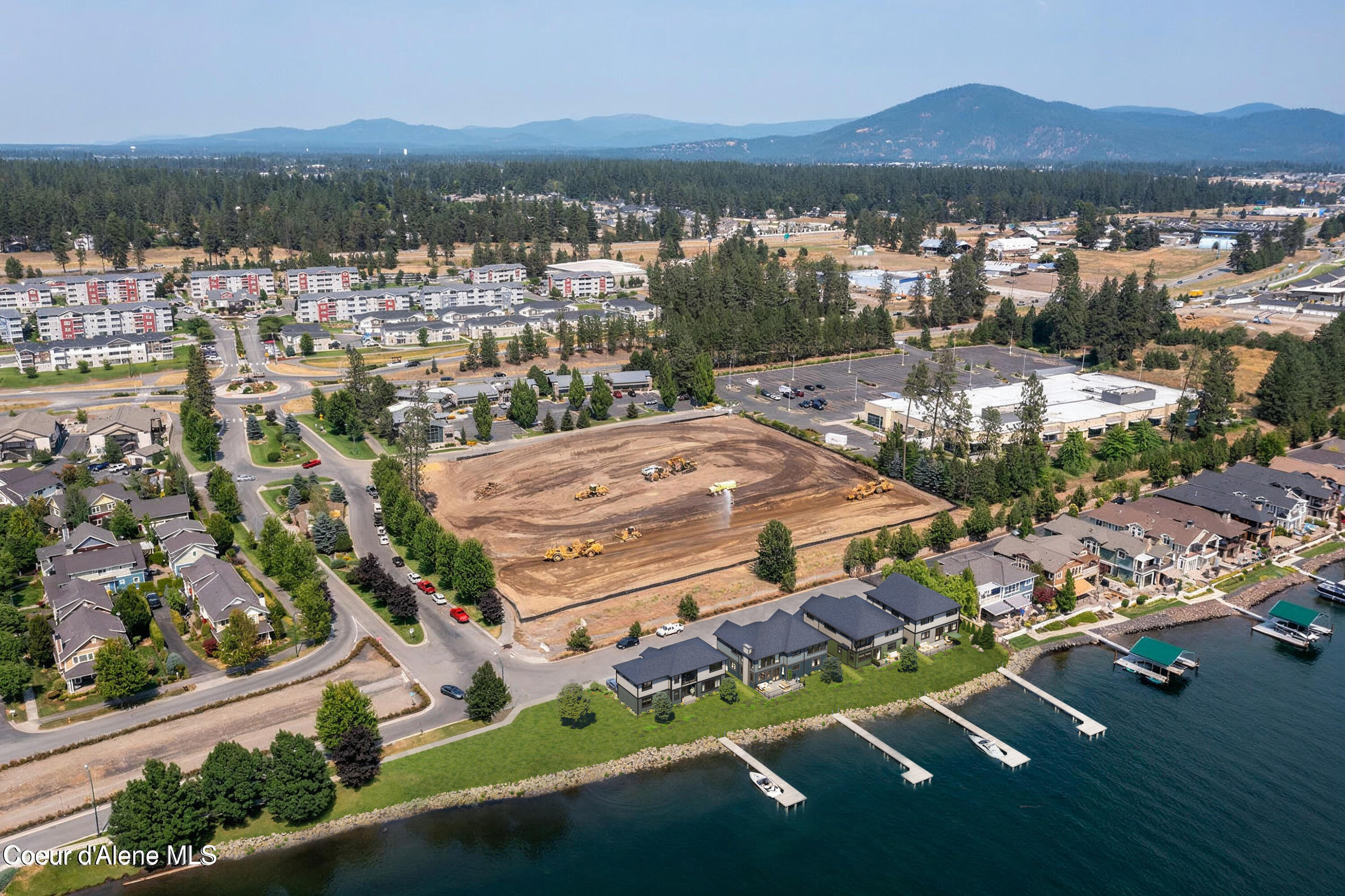 3922 West Shoreview Lane Coeur D'Alene, ID 83814 - Photo 3 of 8 Photo 3 All - Shoreview Aerial View - Co