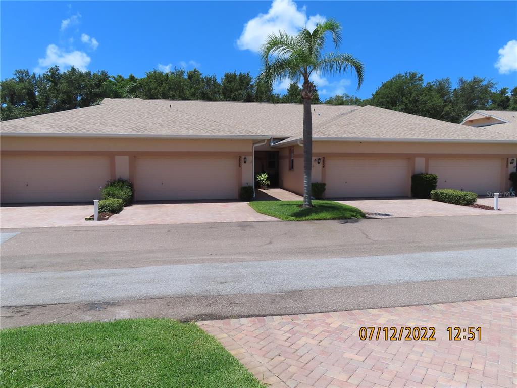 Villa is Immediately Left of the Palm Tree