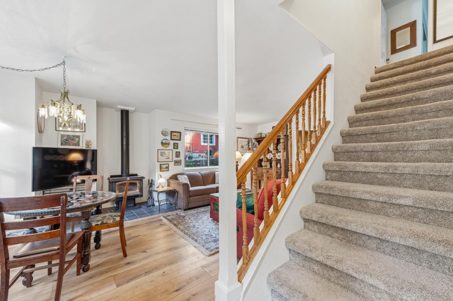 21 Spring Street Sierra City, CA 96125 - Photo 11 of 30 a view of entryway and hall with wooden floor