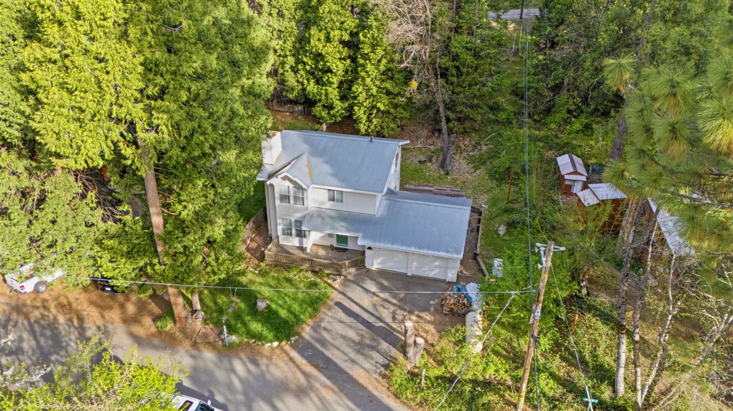 21 Spring Street Sierra City, CA 96125 - Photo 24 of 30 front view of a house with a yard
