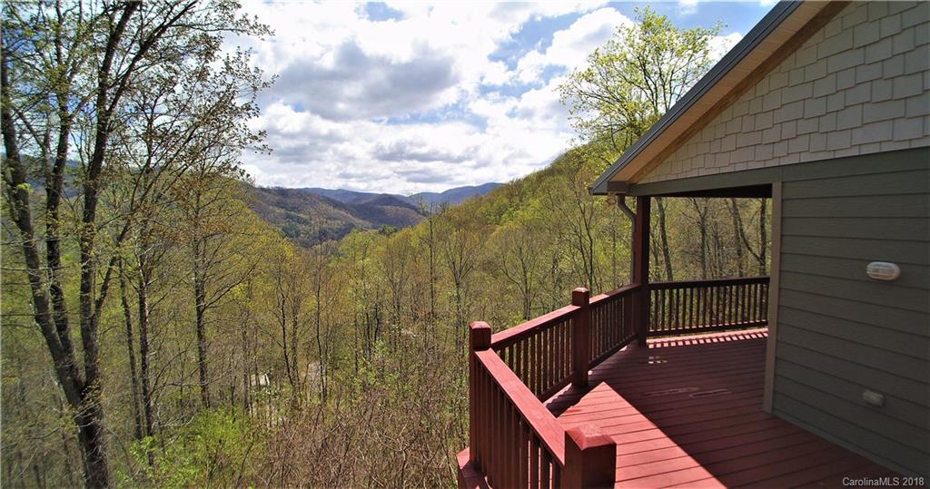 624 Carpenter Road Bryson City, NC 28713 - Photo 28 of 33 a view of balcony with wooden floor