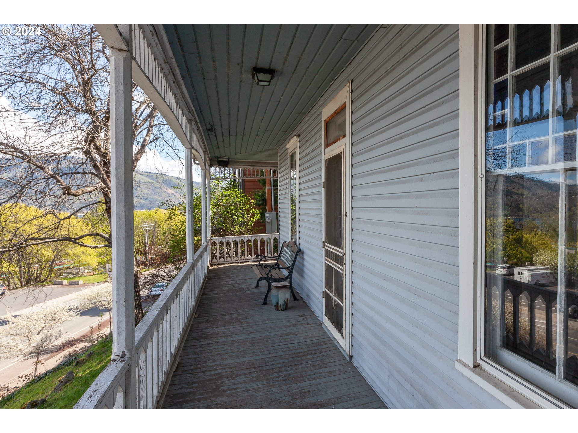 1 State Street Hood River, OR 97031 - Photo 44 of 47 a view of balcony with wooden floor and outdoor space