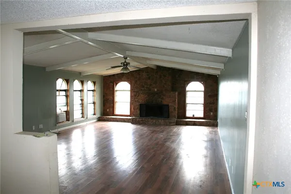 a view of an front door