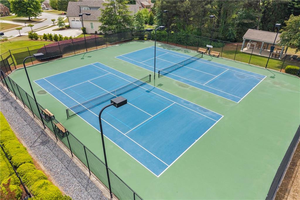 4726 Crestview Way Flowery Branch, GA 30542 - Photo 47 of 48 a view of a tennis court