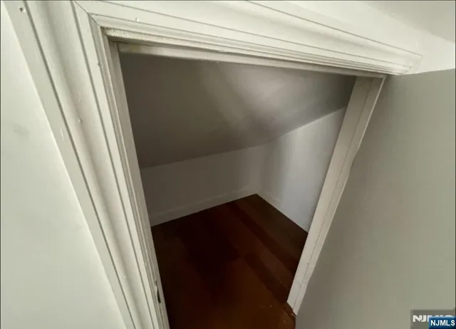 a close view of closet