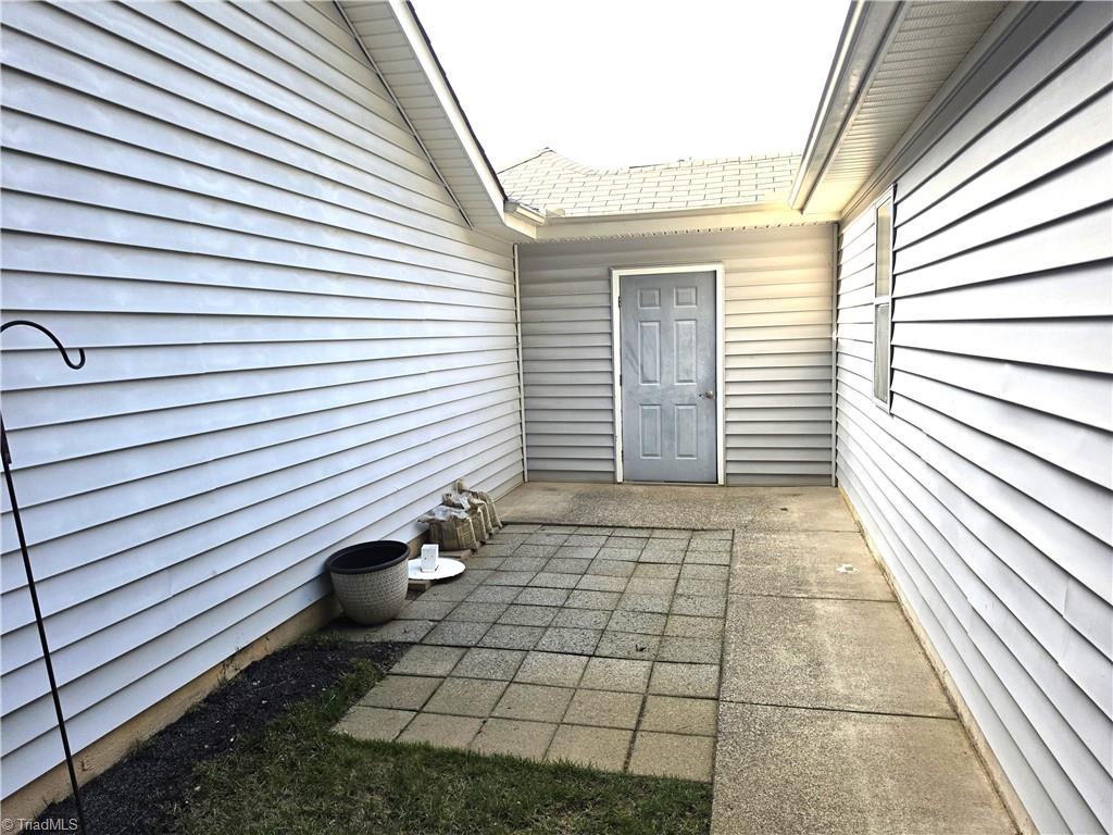 5969 Old Plank Road Winston-Salem, NC 27106 - Photo 16 of 20 Private patio with storage room