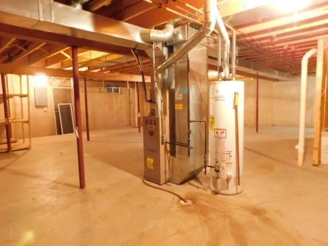 a view of a glass door