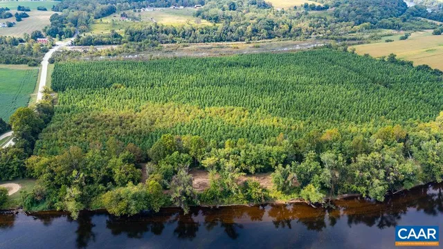 a view of a garden with a lake
