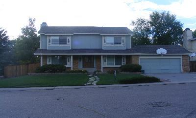 a front view of a house with a yard and a garage