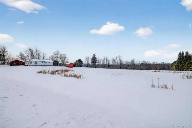 a view of lake and mountain