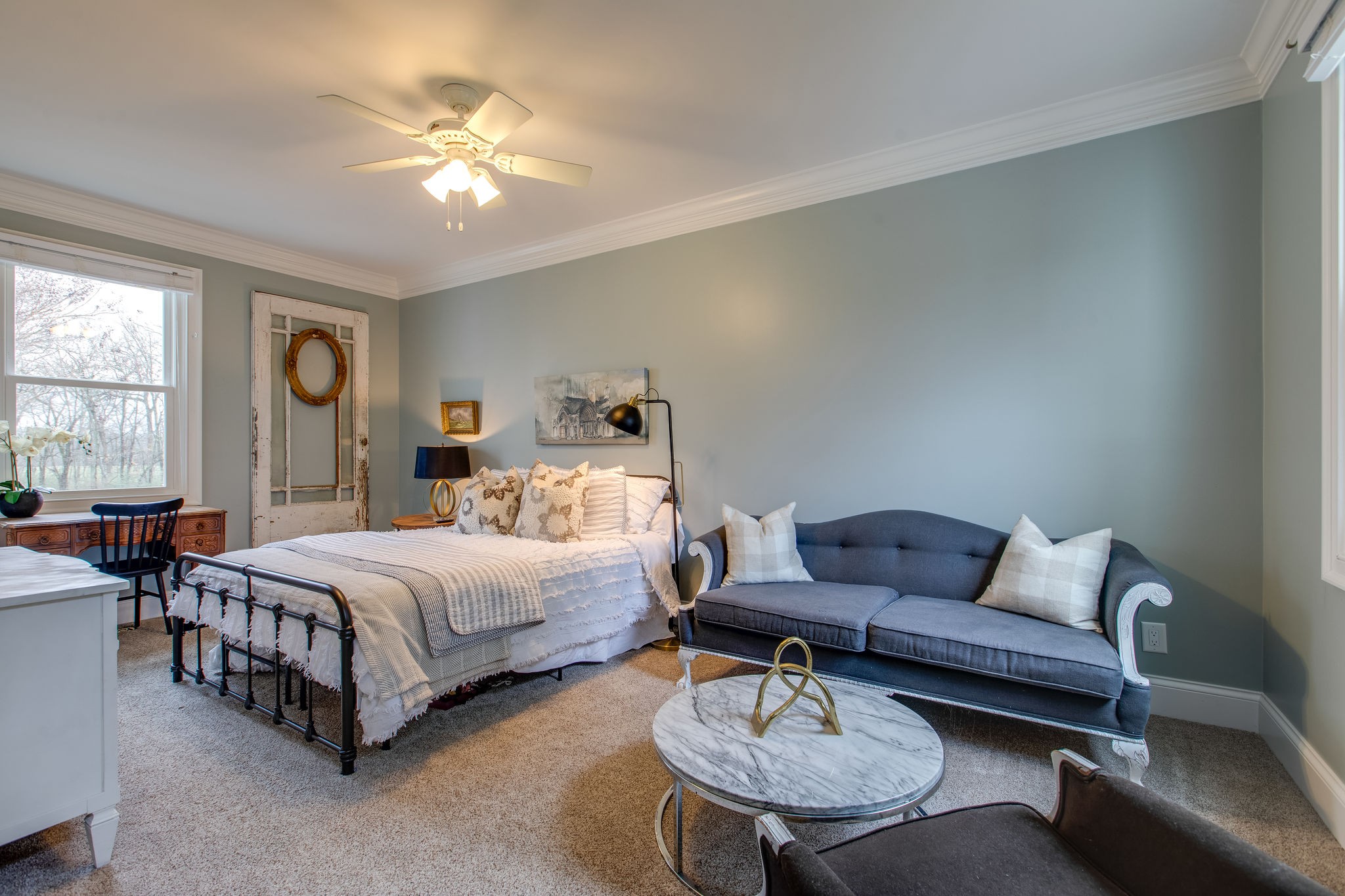 4280 Warren Road Franklin, TN 37067 - Photo 29 of 50 a bedroom with bed and a couch