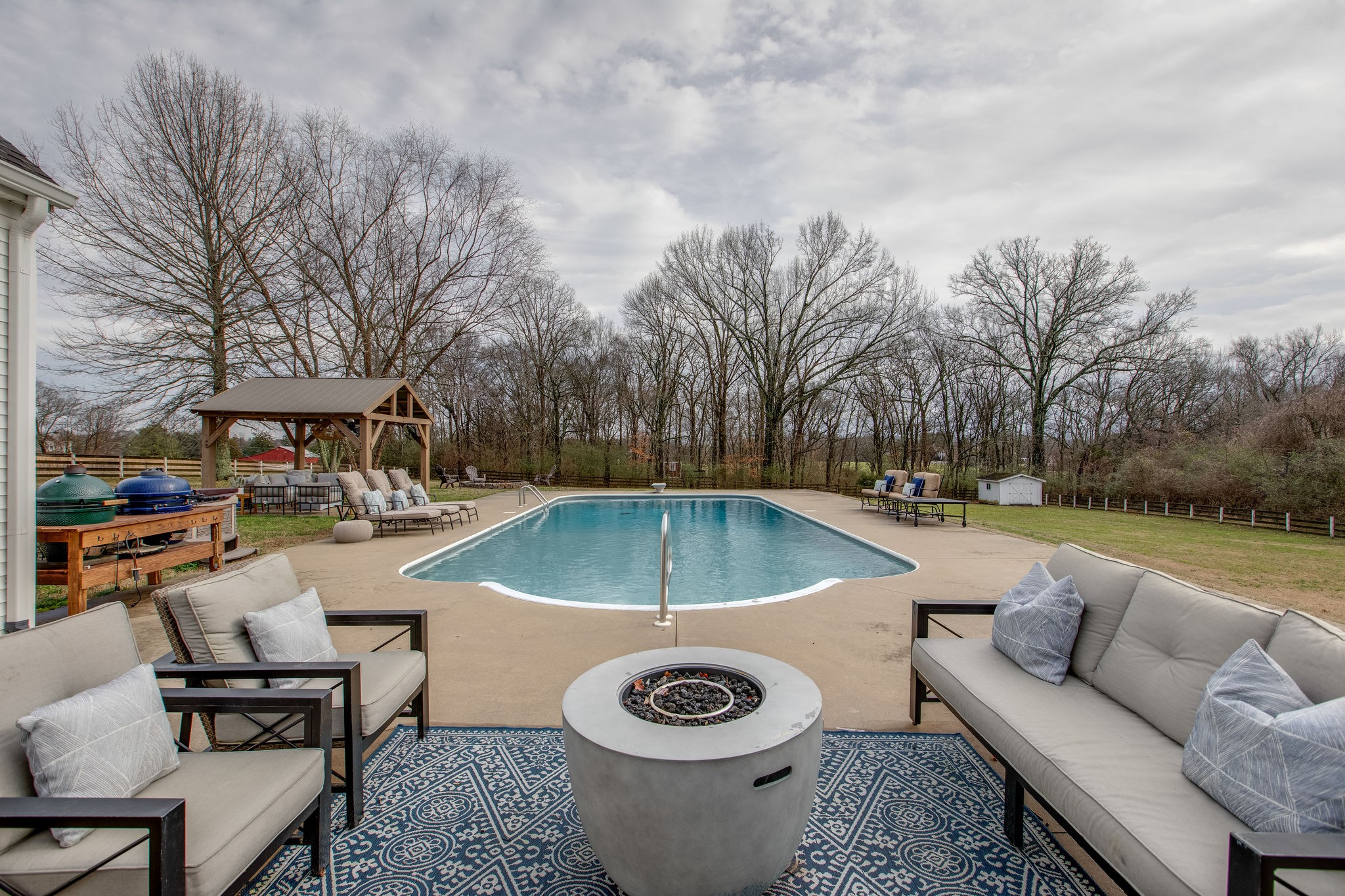4280 Warren Road Franklin, TN 37067 - Photo 46 of 50 a view of outdoor space yard swimming pool and seating