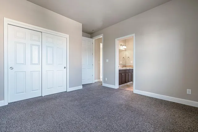 a view of a lake with a mountain